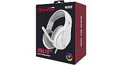 Casti Gaming H8618 WHITE